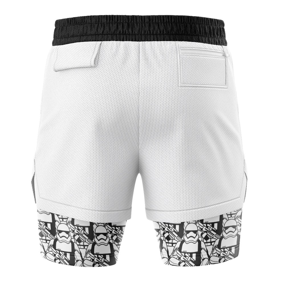 Storm Troopers Army Star Wars 2-in-1 Performance Shorts - Image 4