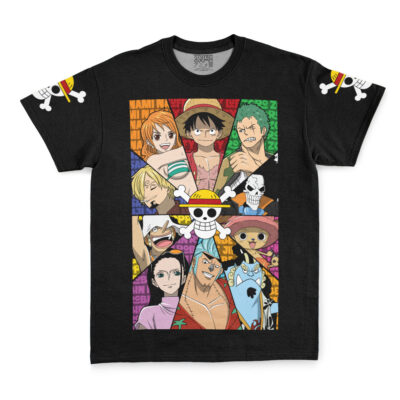 Straw Hat Pirates One Piece Streetwear T-ShirtStraw Hat Pirates One Piece Streetwear T-Shirt