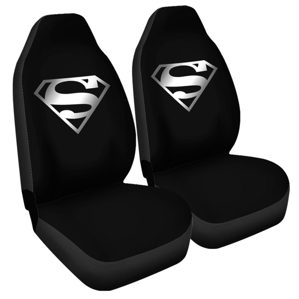 Superman Black Suit DC Comics Car Seat Cover