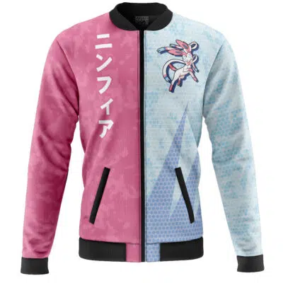 Sylveon Classic Pokemon Casual Bomber Jacket