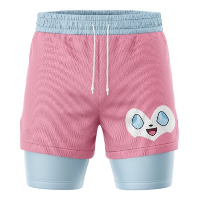 Sylveon Face Pokemon 2-in-1 Performance Shorts