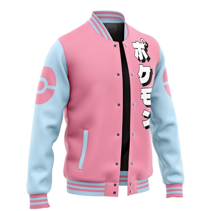 Sylveon Face Pokemon Varsity Jacket - Image 2
