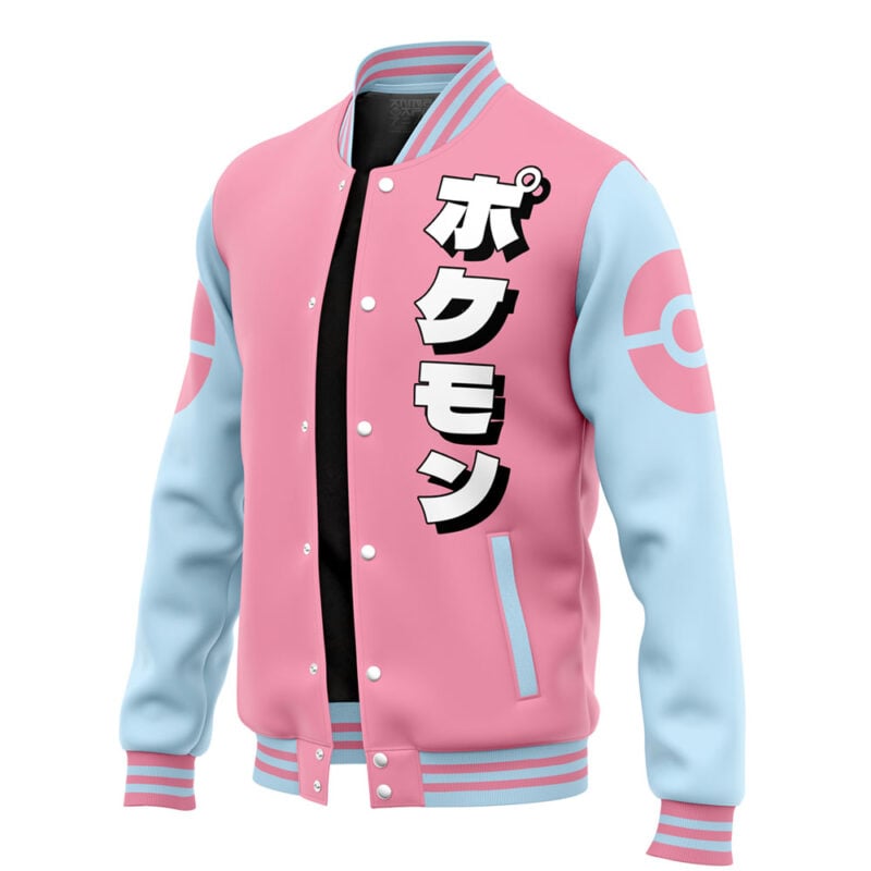 Sylveon Face Pokemon Varsity Jacket - Image 3