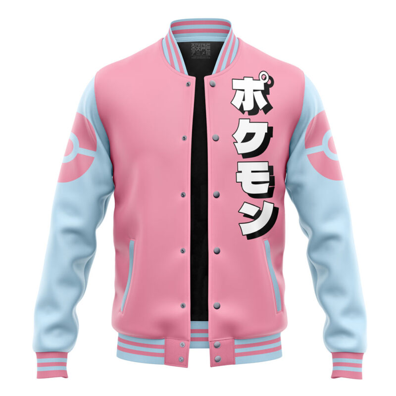 Sylveon Face Pokemon Varsity Jacket - Image 4