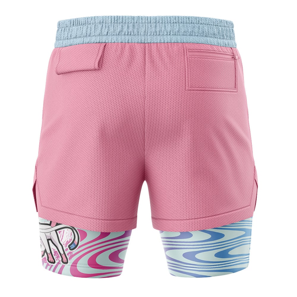 Sylveon Trippy Pokemon 2-in-1 Performance Shorts - Image 4