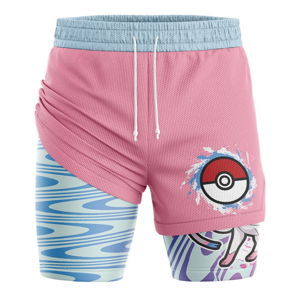 Sylveon Trippy Pokemon 2-in-1 Performance Shorts - Image 3
