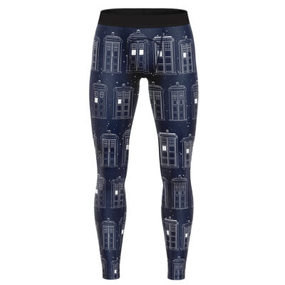 Tardis Doctor Who Compression Pants Spats