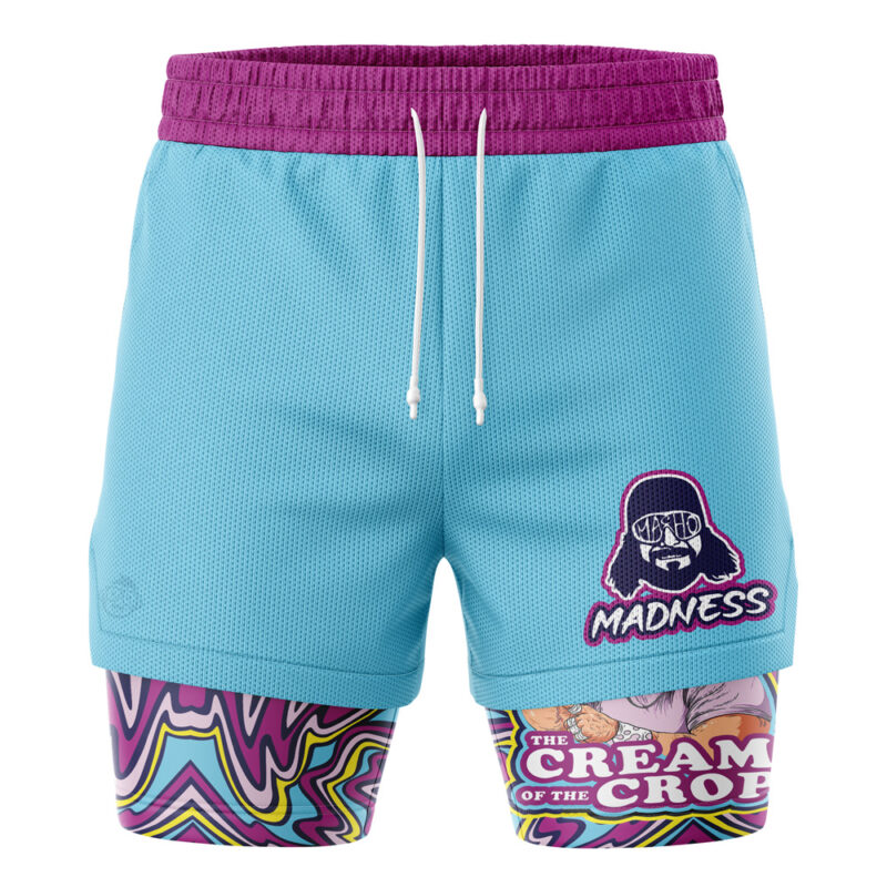 The Cream of the Crop Trippy Randy Savage V2 2-in-1 Performance Shorts - Image 2