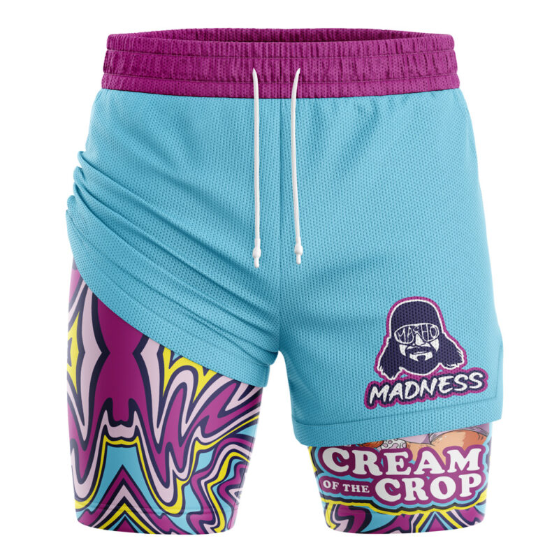 The Cream of the Crop Trippy Randy Savage V2 2-in-1 Performance Shorts - Image 3
