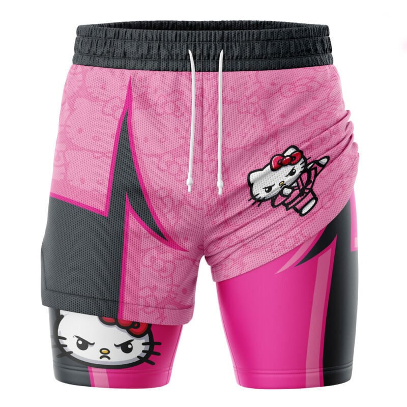 The Karate Hello Kitty Sanrio 2-in-1 Performance Shorts - Image 3