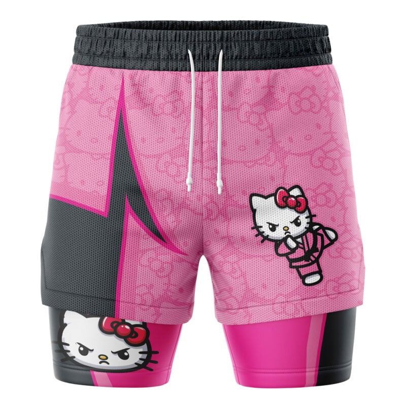 The Karate Hello Kitty Sanrio 2-in-1 Performance Shorts - Image 2