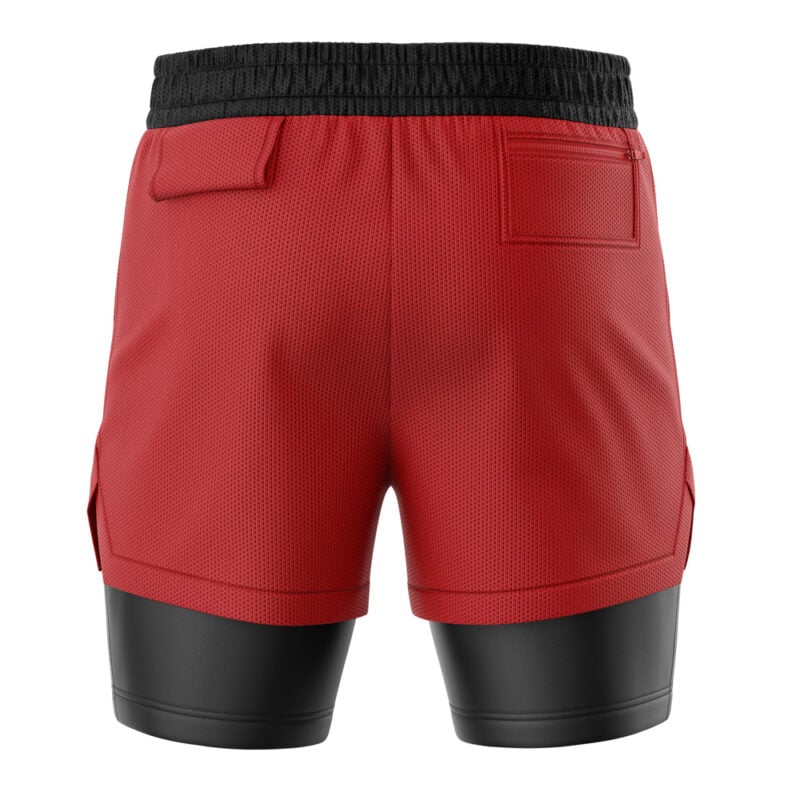 The Next Generation Red Star Trek 2-in-1 Performance Shorts - Image 4