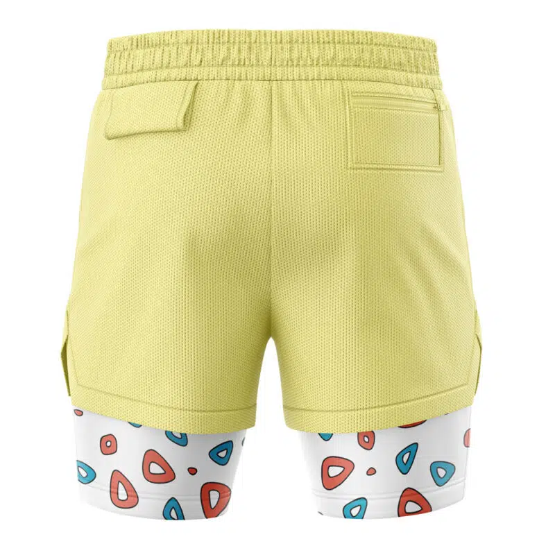 Togepi Face Pokemon 2-in-1 Performance Shorts - Image 4