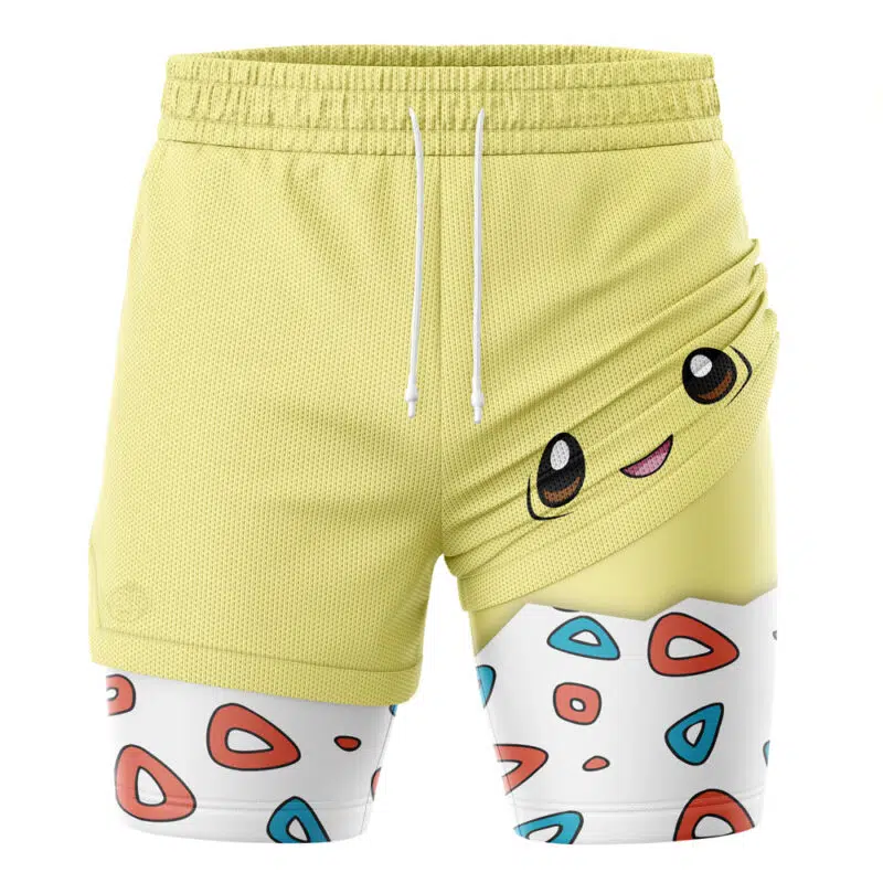Togepi Face Pokemon 2-in-1 Performance Shorts - Image 3