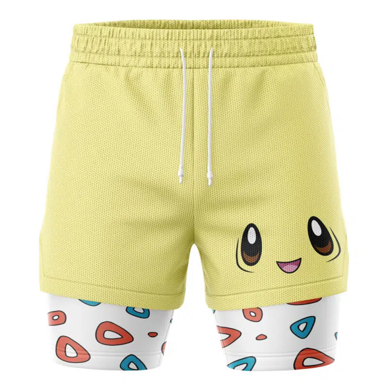 Togepi Face Pokemon 2-in-1 Performance Shorts