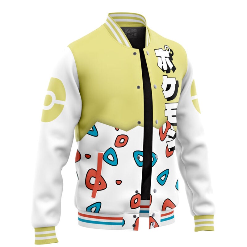 Togepi Face Pokemon Varsity Jacket - Image 2