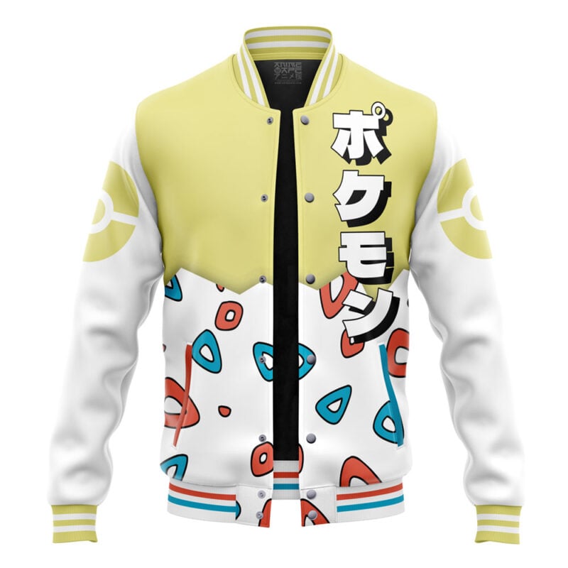 Togepi Face Pokemon Varsity Jacket - Image 4