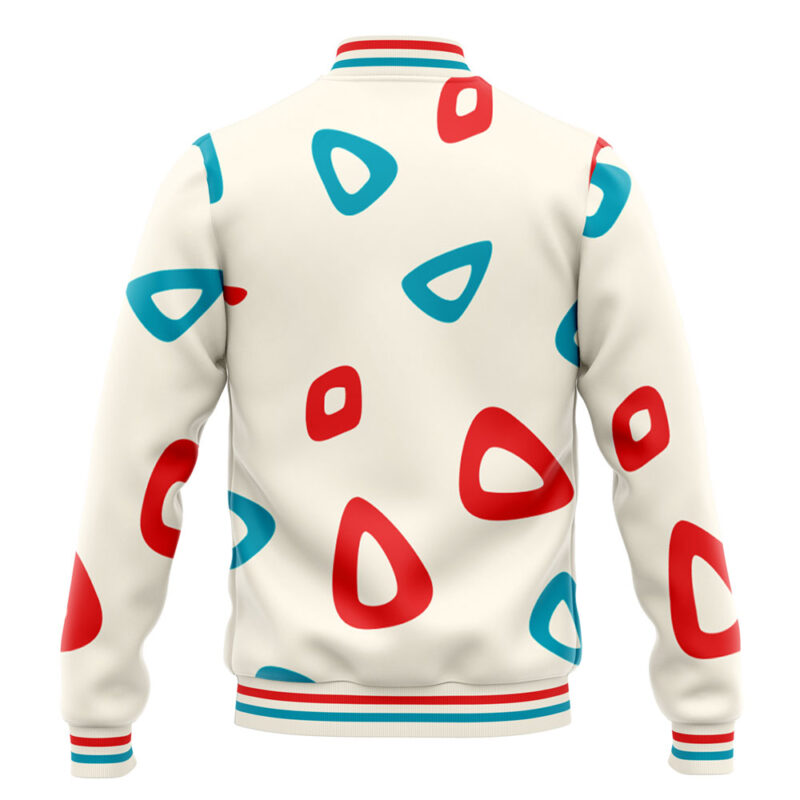 Togepi Pattern Pokemon Varsity Jacket - Image 4