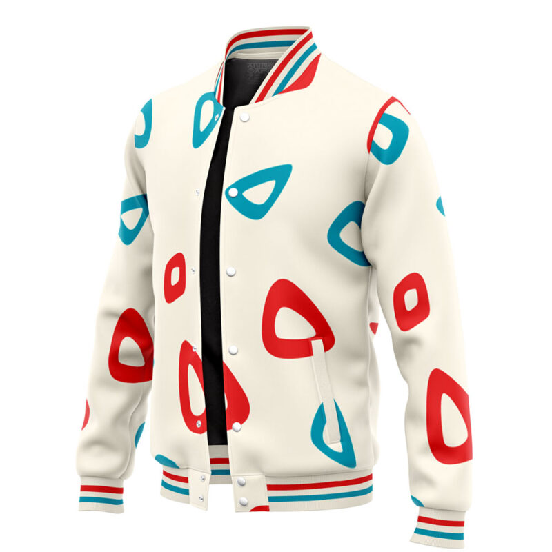 Togepi Pattern Pokemon Varsity Jacket - Image 3