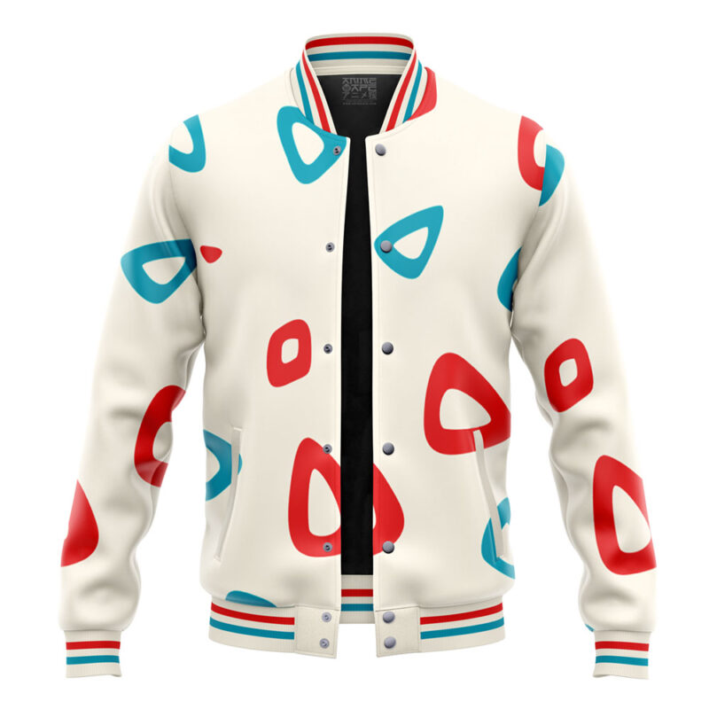 Togepi Pattern Pokemon Varsity Jacket