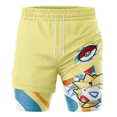 Togepi Trippy Pokemon 2-in-1 Performance Shorts