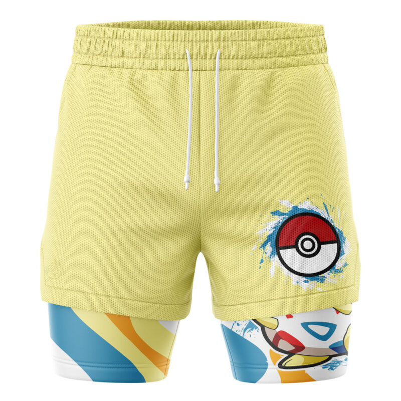 Togepi Trippy Pokemon 2-in-1 Performance Shorts - Image 2