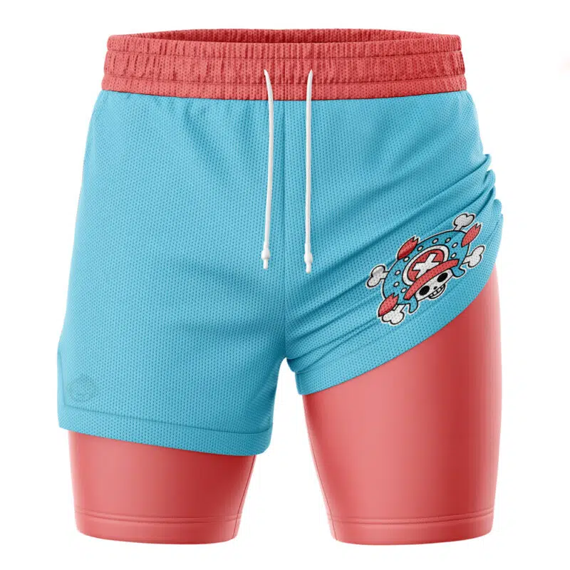 Tony Tony Chopper One Piece 2-in-1 Performance Shorts - Image 2