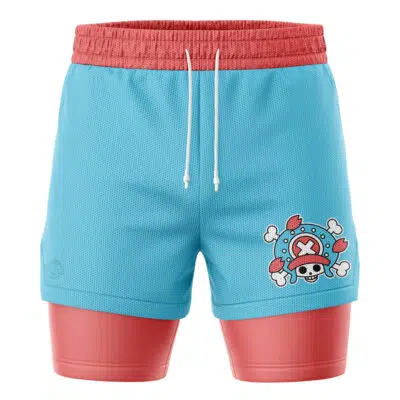 Tony Tony Chopper One Piece 2-in-1 Performance Shorts