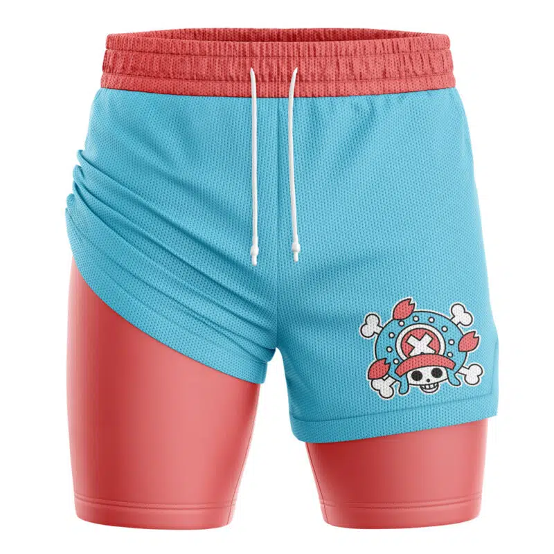 Tony Tony Chopper One Piece 2-in-1 Performance Shorts - Image 3