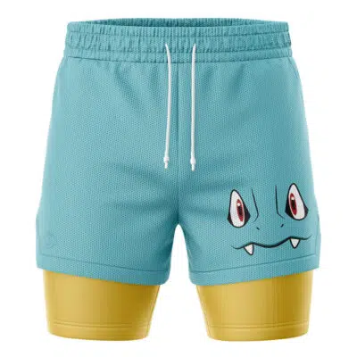 Totodile Face Pokemon 2-in-1 Performance Shorts