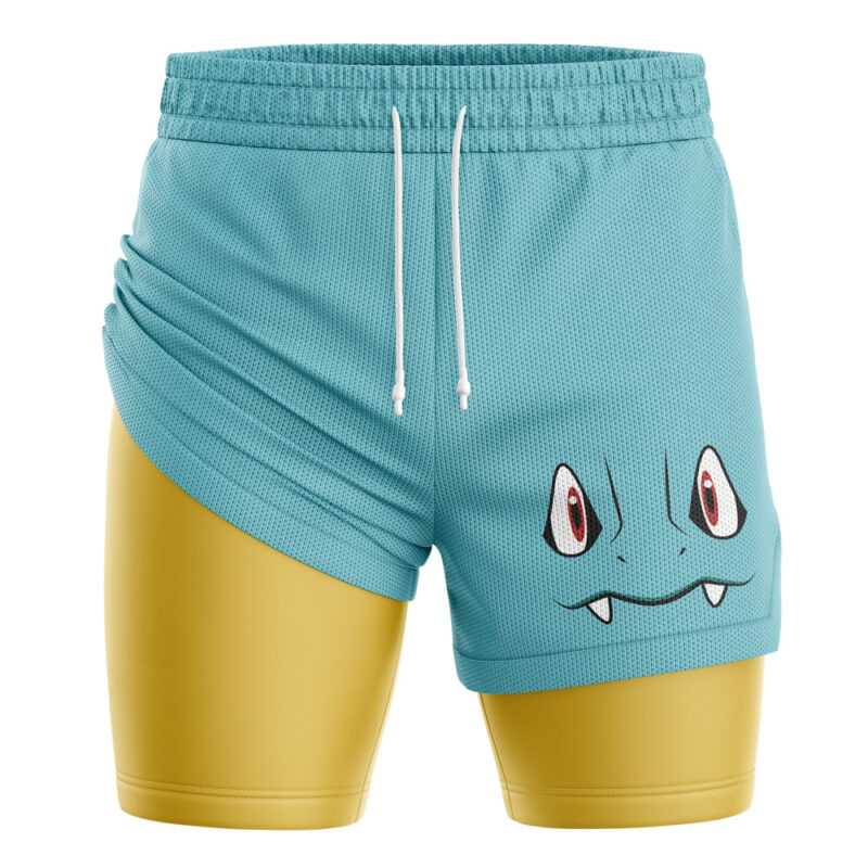 Totodile Face Pokemon 2-in-1 Performance Shorts - Image 2