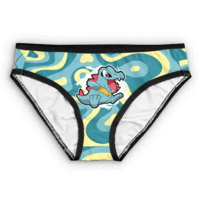 Totodile Trippy Pokemon Panties
