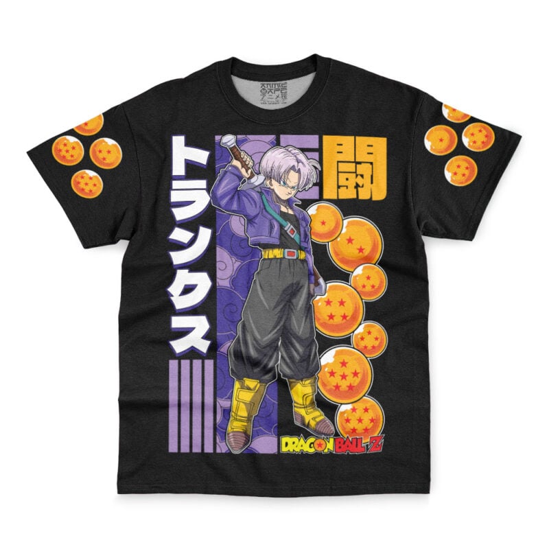 Trunks Fight Dragon Ball Z Streetwear T-Shirt - Image 2