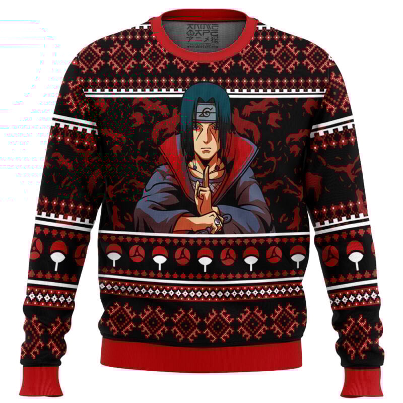 Uchiha Itachi Shippuden Ugly Christmas Sweater