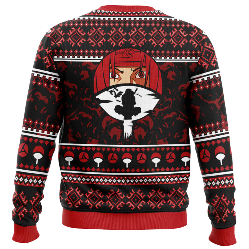 Uchiha Itachi V2 Shippuden Ugly Christmas Sweater - Image 2