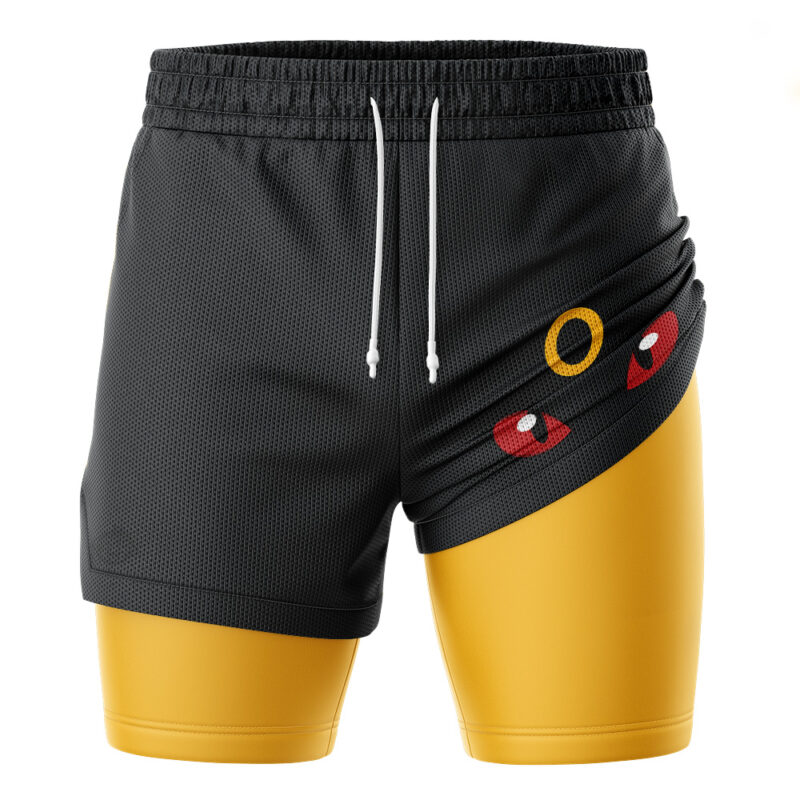 Umbreon Face Pokemon 2-in-1 Performance Shorts - Image 3