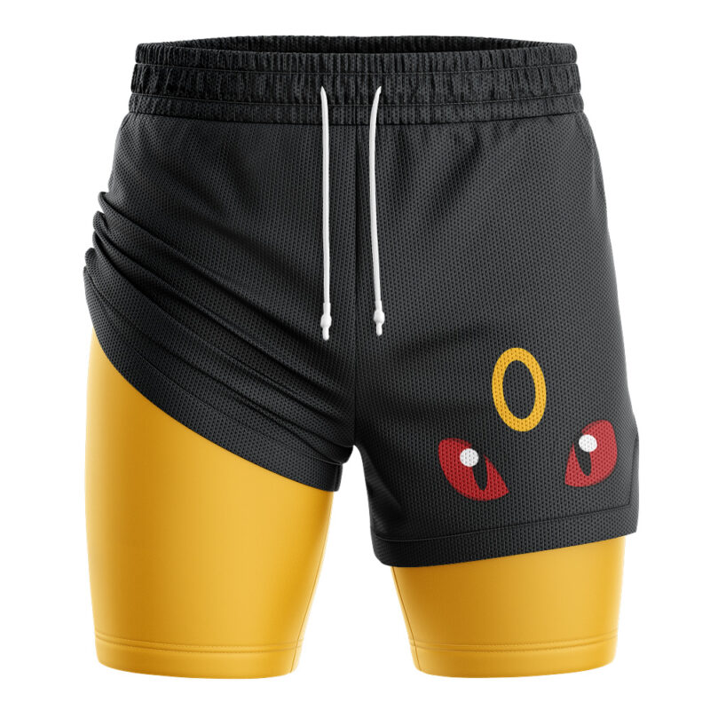 Umbreon Face Pokemon 2-in-1 Performance Shorts - Image 2