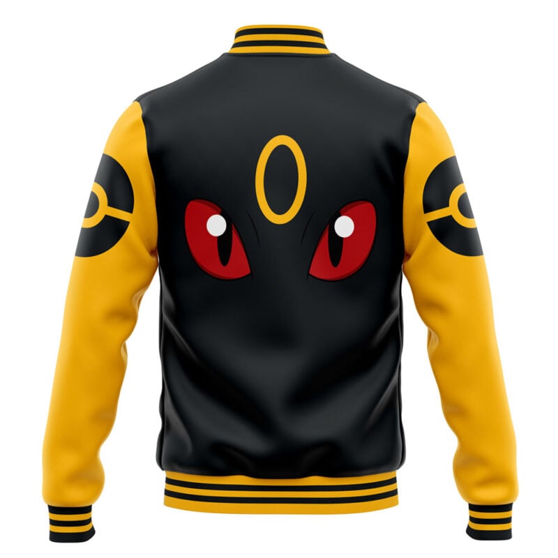 Umbreon Face Pokemon Varsity Jacket