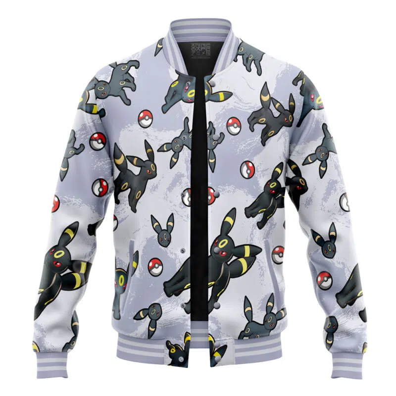 Umbreon Pattern Pokemon Varsity Jacket