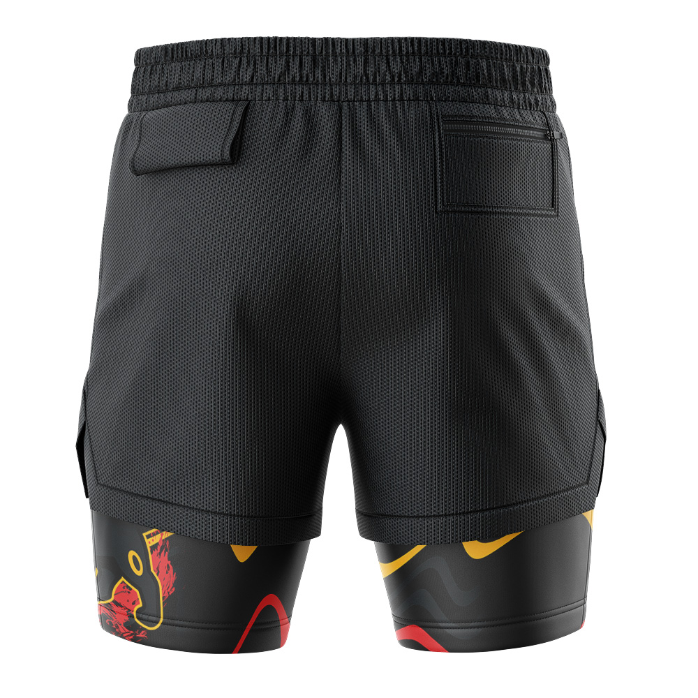 Umbreon Trippy Pokemon 2-in-1 Performance Shorts - Image 4