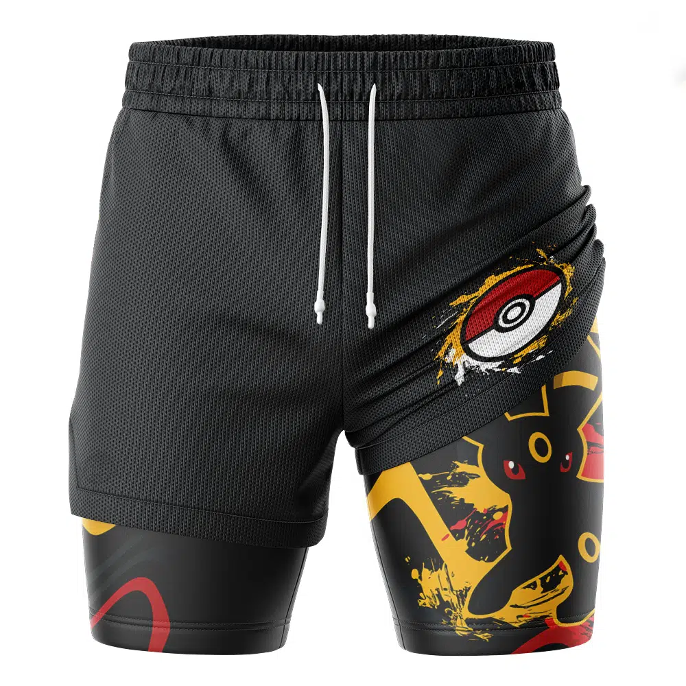 Umbreon Trippy Pokemon 2-in-1 Performance Shorts