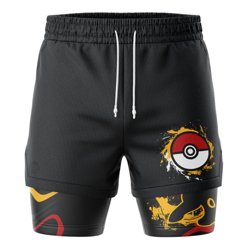 Umbreon Trippy Pokemon 2-in-1 Performance Shorts - Image 2