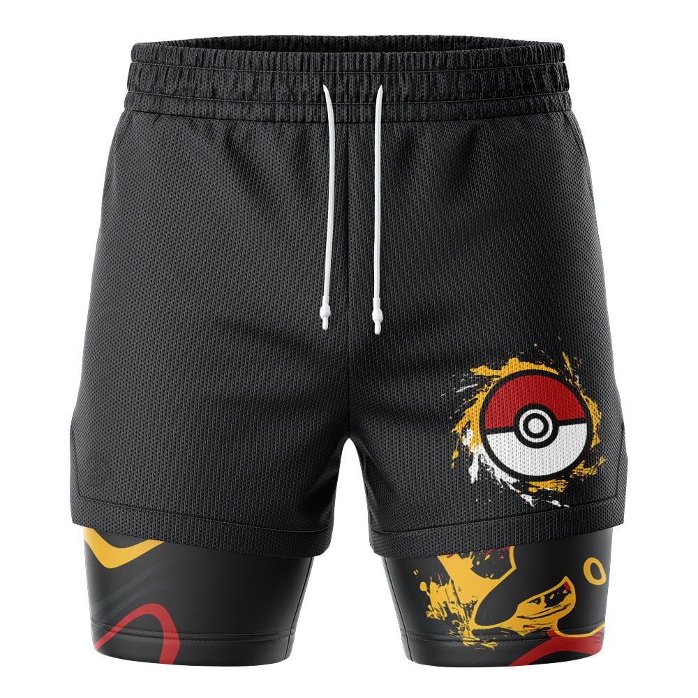 Umbreon Trippy Pokemon 2-in-1 Performance Shorts - Image 2