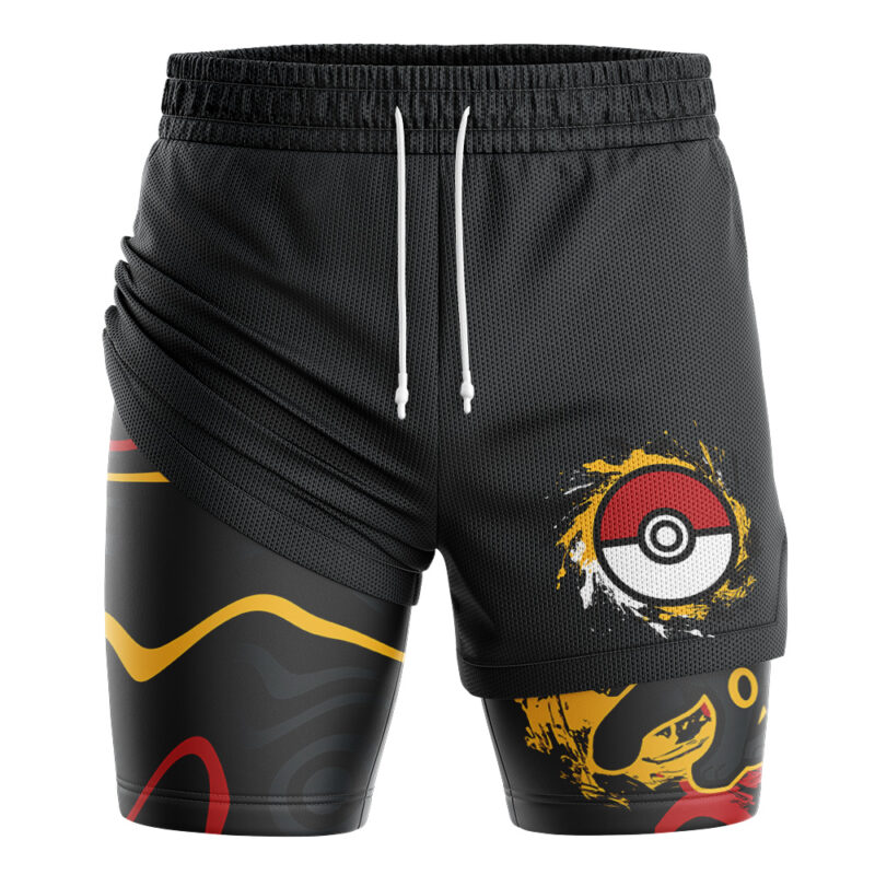 Umbreon Trippy Pokemon 2-in-1 Performance Shorts - Image 3