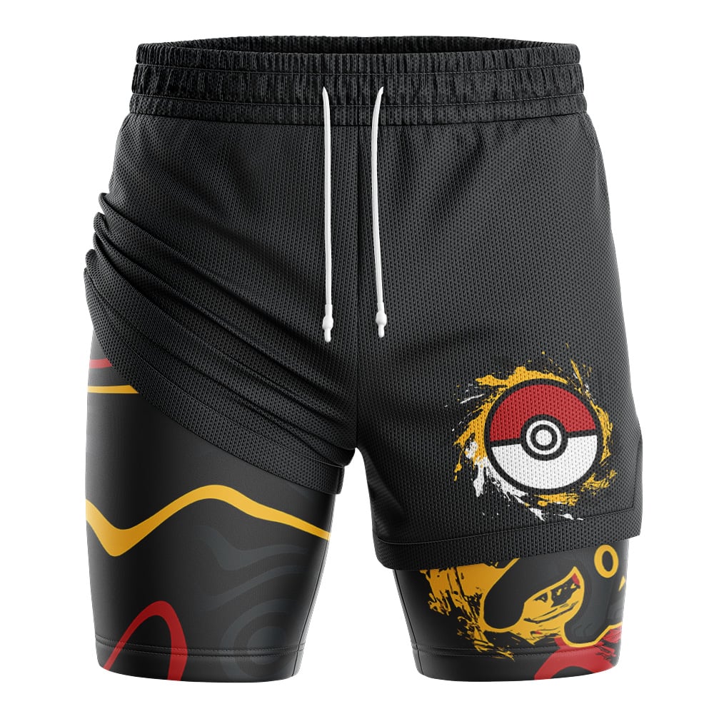 Umbreon Trippy Pokemon 2-in-1 Performance Shorts - Image 3