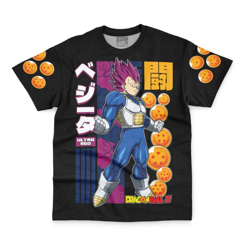 Vegeta Ultra Ego Fight Dragon Ball Z Streetwear T-Shirt - Image 2