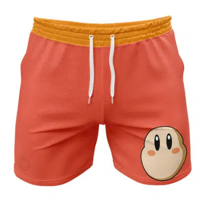 Waddle Dee Face Kirby’s Adventure Gym Shorts