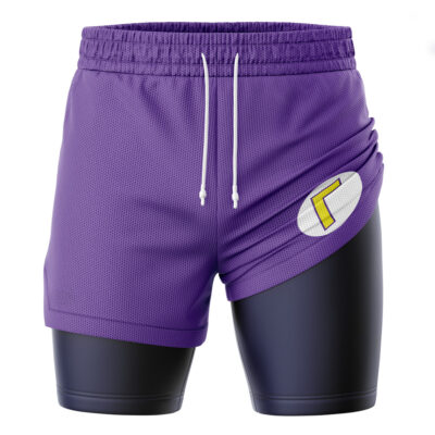Waluigi Super Mario Bros 2-in-1 Performance Shorts