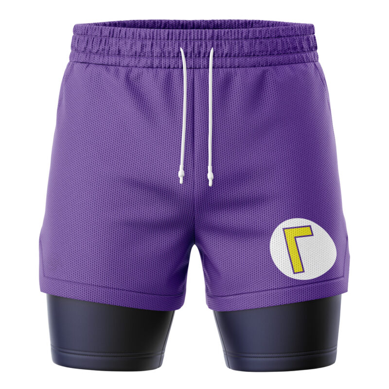Waluigi Super Mario Bros 2-in-1 Performance Shorts