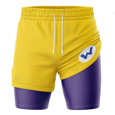 Wario Super Mario Bros 2-in-1 Performance Shorts